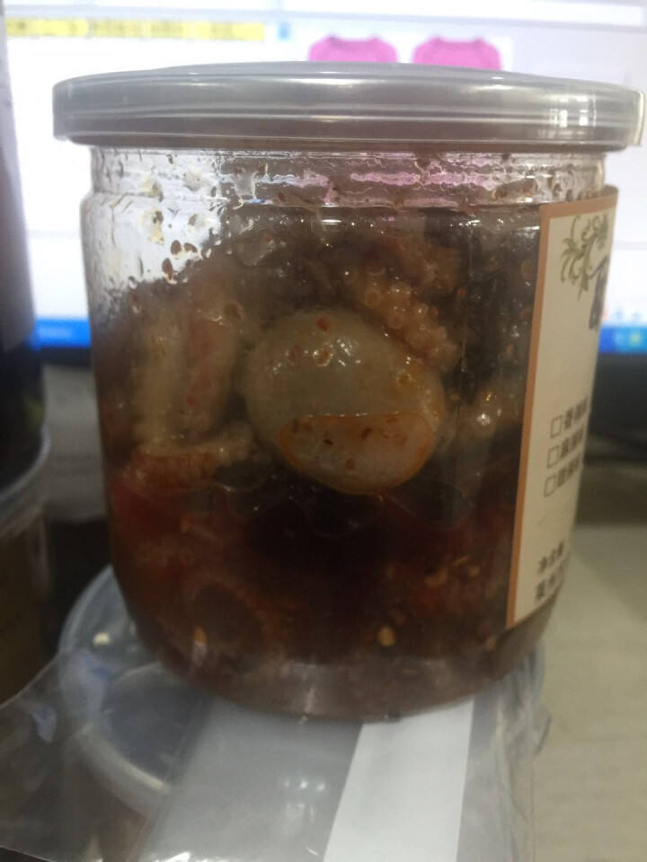 通聚 醉章鱼麻辣章鱼香辣迷你八爪鱼足鱿鱼零食即食海鲜熟食罐装罐头食品 迷你原货麻辣4,第3张