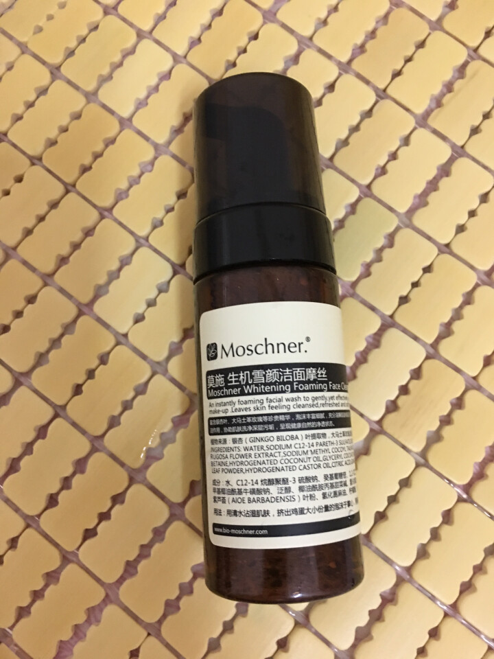 莫施（Moschner） 生机雪颜洁面摩丝膏120G 深层清洁 男女洗面奶 洁面乳去角质 临期产品怎么样，好用吗，口碑，心得，评价，试用报告,第2张