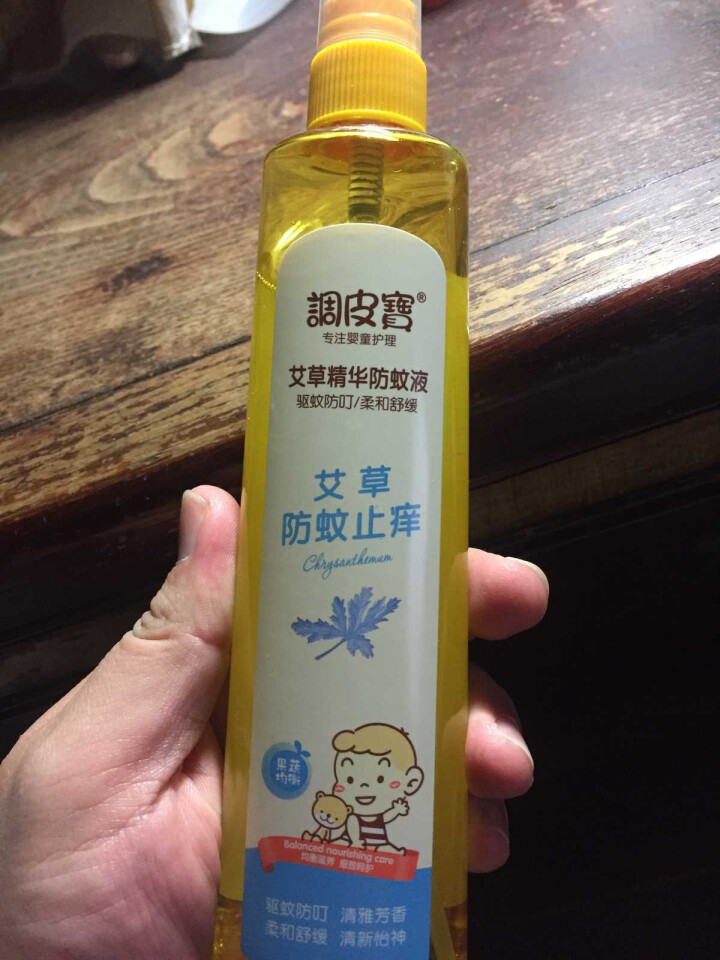 【买二送一】调皮宝儿童艾草精华防蚊液175ml 婴童驱蚊止痒花露水 喷雾瓶装 宝宝驱蚊 金银花祛痱止痒花露水175ml怎么样，好用吗，口碑，心得，评价，试用报告,第2张