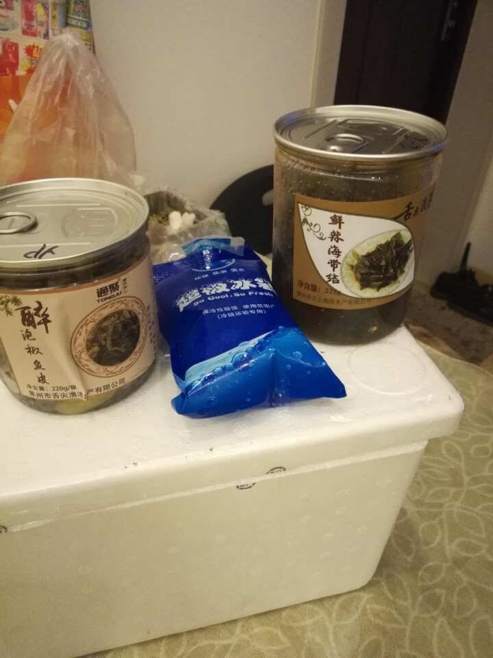 通聚 麻辣鱼皮泡椒鱼皮两种口味220g即食凉拌零食小吃包邮 泡椒味怎么样，好用吗，口碑，心得，评价，试用报告,第2张