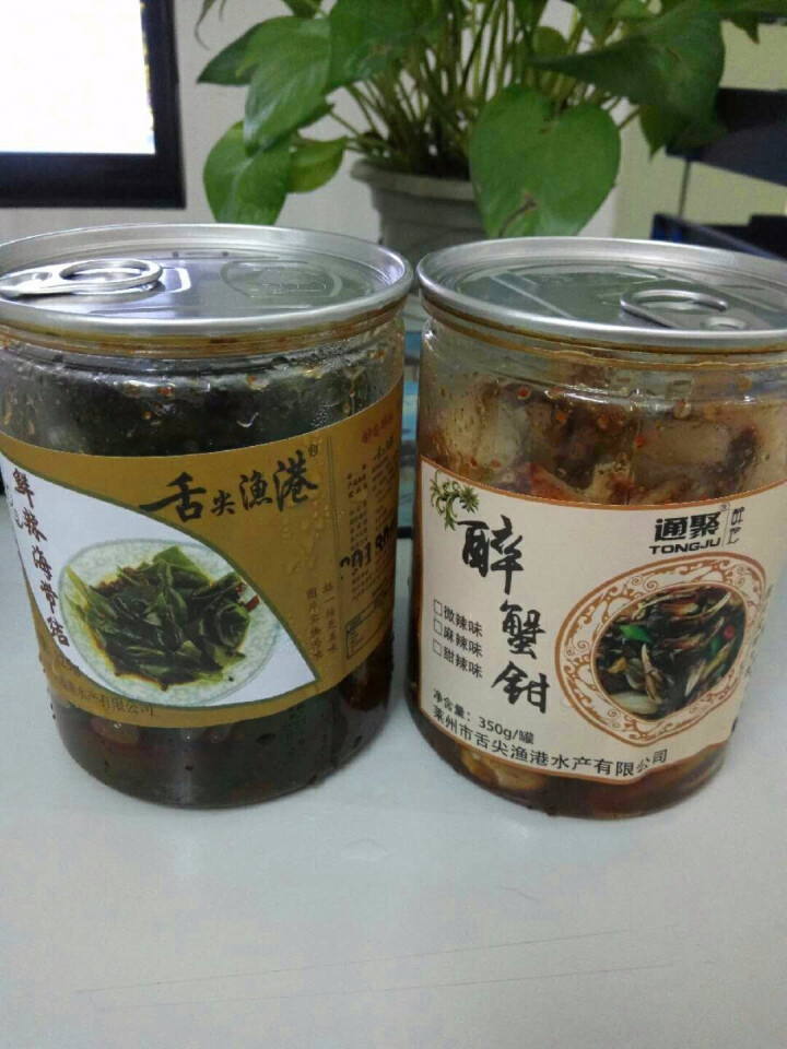 通聚醉蟹钳蟹脚甜辣麻辣微辣生腌即食海鲜零食罐装350g 包邮 甜辣味怎么样，好用吗，口碑，心得，评价，试用报告,第3张