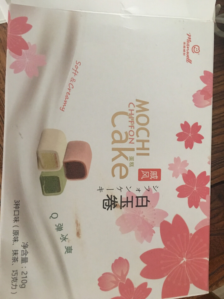 麦香威尔 mexnwell 戚风白玉卷 原味/抹茶/巧克力 210g/盒怎么样，好用吗，口碑，心得，评价，试用报告,第2张