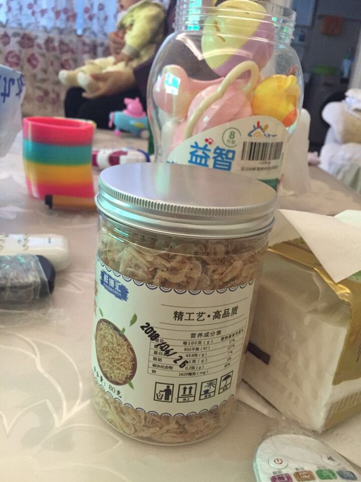 鲜博汇 无盐熟虾皮 淡干小虾米 婴儿宝宝辅食80g 1罐装怎么样，好用吗，口碑，心得，评价，试用报告,第2张