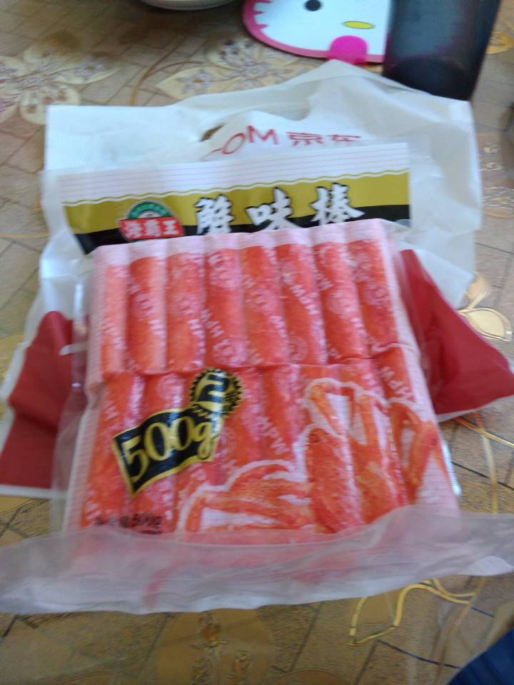 海霸王 蟹味棒 500g 32个 蟹味蟹柳 火锅丸子 火锅食材 烧烤食材怎么样，好用吗，口碑，心得，评价，试用报告,第2张