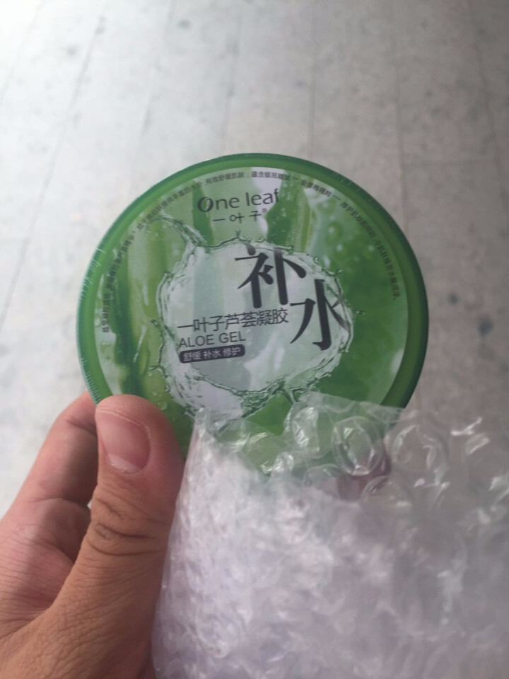 一叶子芦荟凝胶180g 芦荟胶 （补水保湿 化妆品 护肤品）怎么样，好用吗，口碑，心得，评价，试用报告,第3张