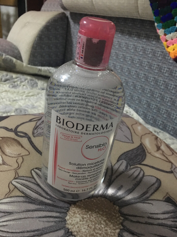 法国贝德玛（Bioderma）舒妍多效洁肤液500ml （卸妆水 深层清洁 粉水 舒缓保湿 敏感肌 眼唇 原装进口）怎么样，好用吗，口碑，心得，评价，试用报告,第3张