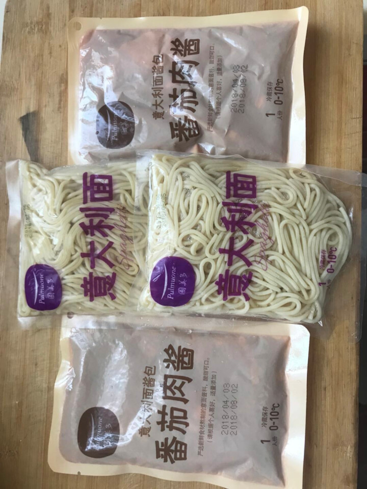 圃美多 番茄肉酱意大利面 520g 2人份 面条怎么样，好用吗，口碑，心得，评价，试用报告,第3张