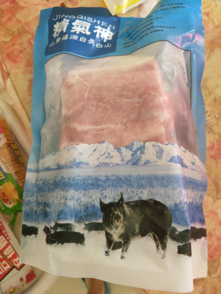 精气神 猪肋排段 400g/袋 长白山山黑猪 林间散养怎么样，好用吗，口碑，心得，评价，试用报告,第2张