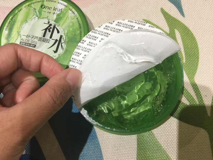 一叶子芦荟凝胶180g 芦荟胶 （补水保湿 化妆品 护肤品）怎么样，好用吗，口碑，心得，评价，试用报告,第3张