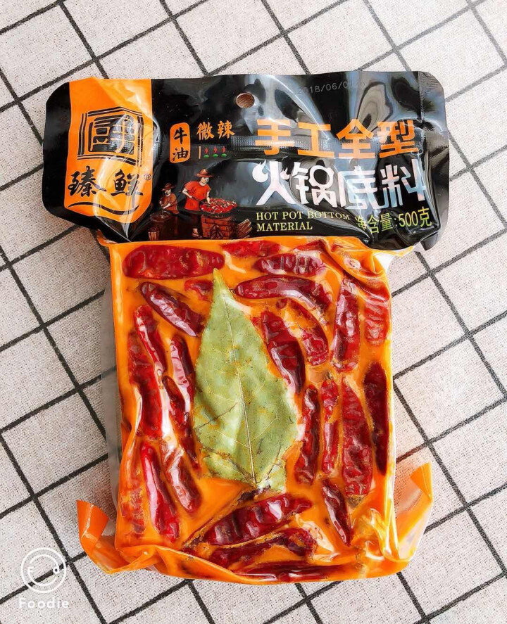 【成都馆】臻鲜牛油火锅底料 袋装 500g 四川成都特产 香锅调料 微辣怎么样，好用吗，口碑，心得，评价，试用报告,第2张