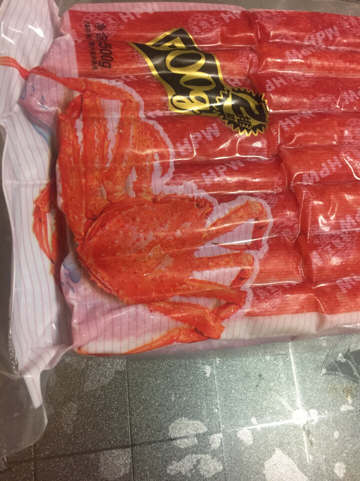 海霸王 蟹味棒 500g 32个 蟹味蟹柳 火锅丸子 火锅食材 烧烤食材怎么样，好用吗，口碑，心得，评价，试用报告,第4张