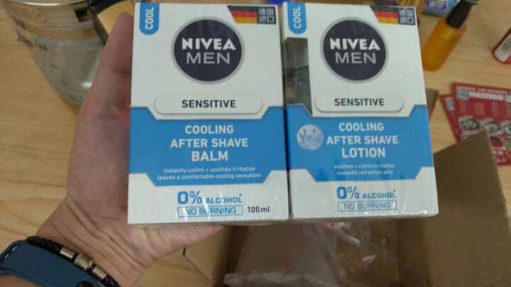 妮维雅(NIVEA)男士进口舒安冰酷保湿套装(爽肤水100ml+保湿露100ml)怎么样，好用吗，口碑，心得，评价，试用报告,第2张