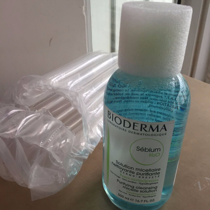 法国贝德玛（Bioderma）净妍控油洁肤液500ml（卸妆水 深层清洁 绿水 控油补水 改善毛孔痘痘 原装进口）怎么样，好用吗，口碑，心得，评价，试用报告,第3张