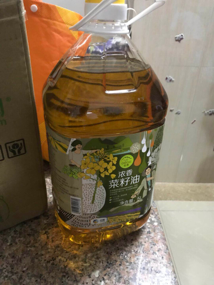 2018年新榨 中粮初萃 非转基因古法小榨浓香菜籽油5L 物理压榨 食用油怎么样，好用吗，口碑，心得，评价，试用报告,第2张