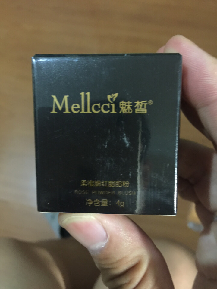 魅皙（Mellcci） 玫瑰花漾腮红4g好气色胭脂粉修容防水散粉持久保湿自然裸妆淡妆初学者孕妇可用 甜美粉（适合大众色肌肤）怎么样，好用吗，口碑，心得，评价，试,第2张