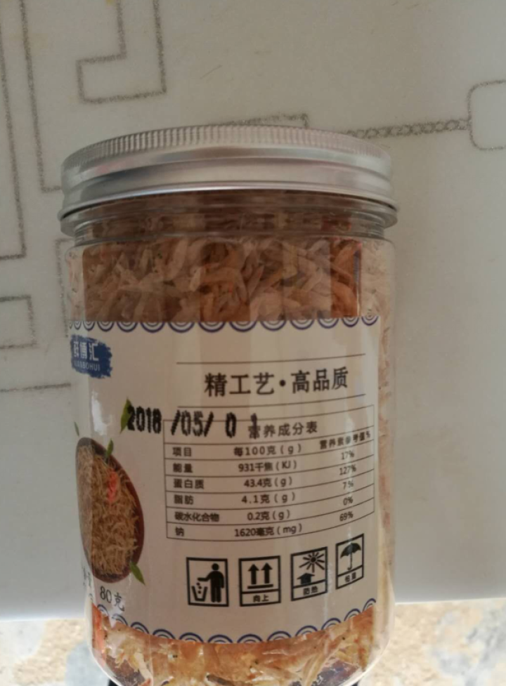 鲜博汇 无盐虾皮 淡干小虾米 婴儿宝宝辅食80g 1罐装怎么样，好用吗，口碑，心得，评价，试用报告,第3张