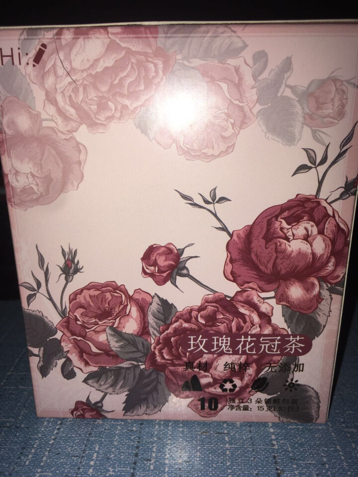 芊鸣 玫瑰花冠茶玫瑰花茶平阴玫瑰花干玫瑰特级气血茶天然15g装女性养生健康茶饮料怎么样，好用吗，口碑，心得，评价，试用报告,第2张