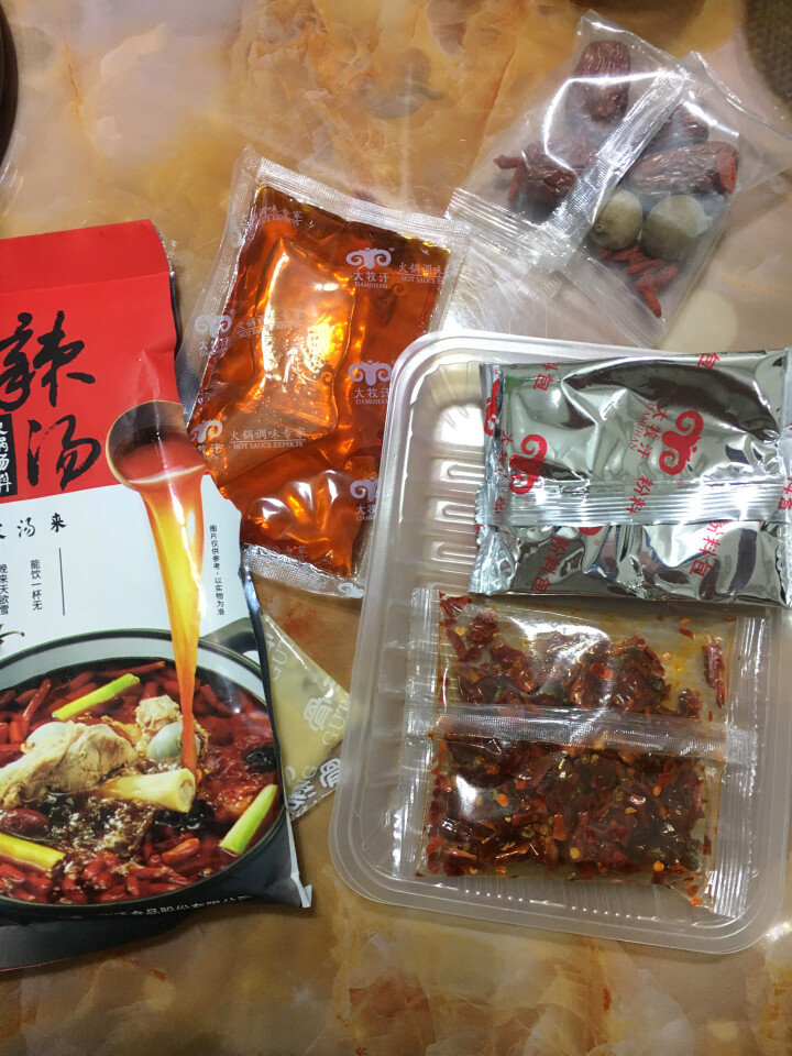 大牧汗 大骨辣汤干汤 火锅料 火锅底料 190g怎么样，好用吗，口碑，心得，评价，试用报告,第3张