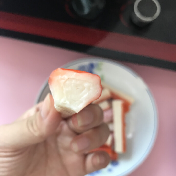 海霸王 蟹味棒 500g 32个 蟹味蟹柳 火锅丸子 火锅食材 烧烤食材怎么样，好用吗，口碑，心得，评价，试用报告,第4张