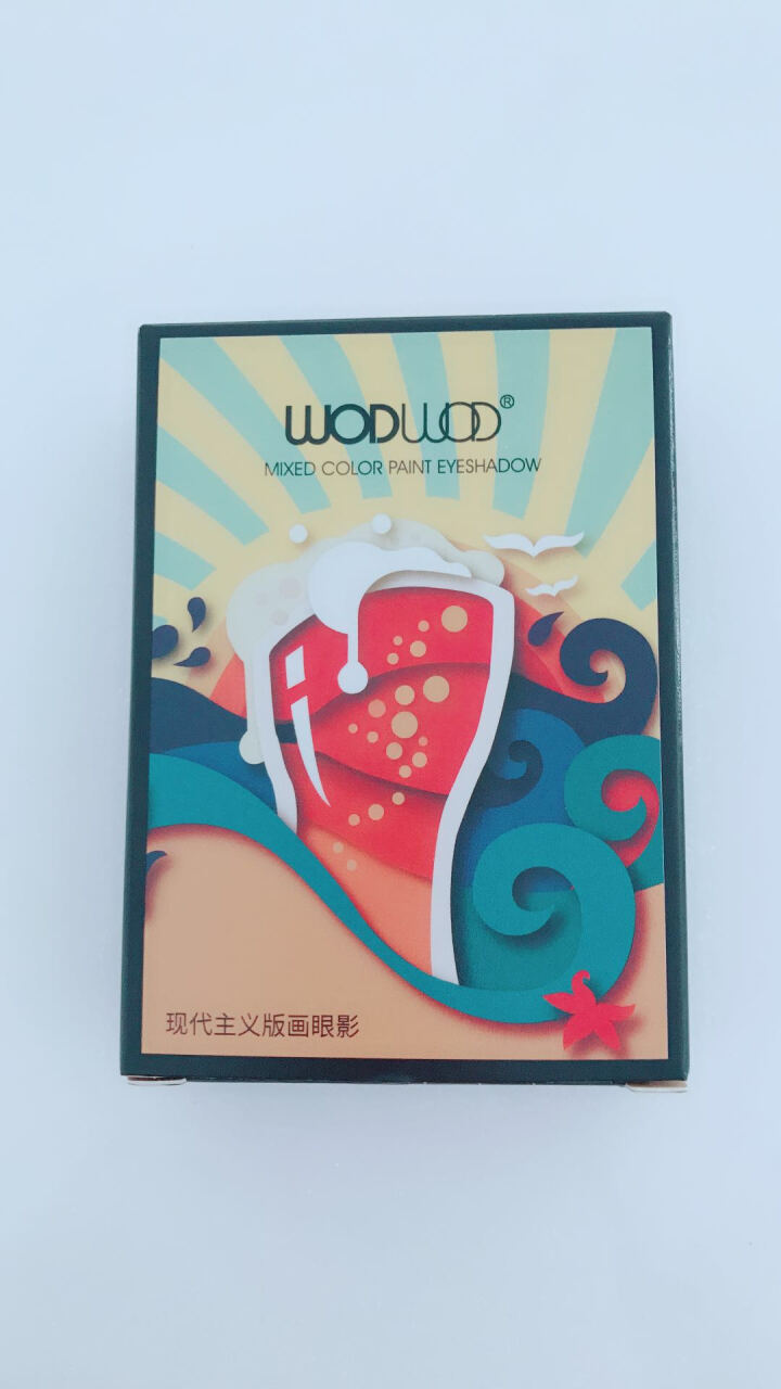 WODWOD 小蘑菇懒人双色渐变眼影盘少女系大地色哑光裸妆 INS推荐初学者四色眼影 网红3秒化妆 4# 晒伤怎么样，好用吗，口碑，心得，评价，试用报告,第2张