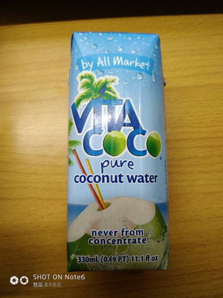 vita coco唯他可可椰子水NFC果汁进口饮品330ml 原味两瓶装怎么样，好用吗，口碑，心得，评价，试用报告,第4张