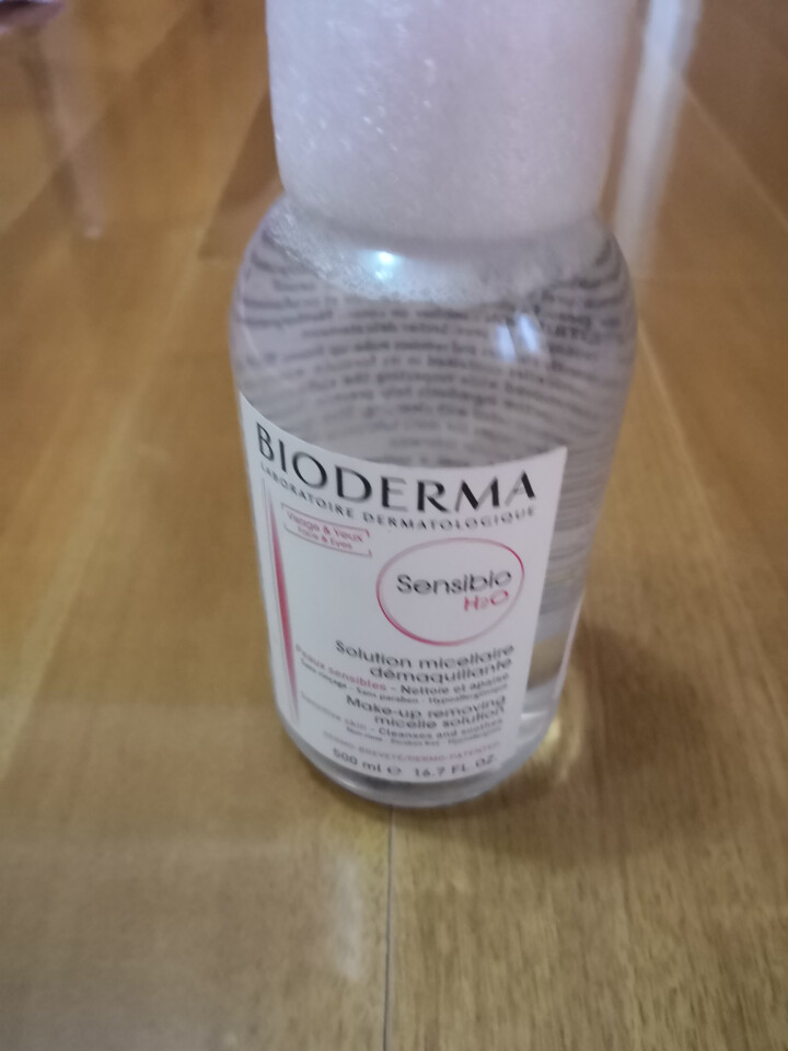 法国贝德玛（Bioderma）舒妍多效洁肤液500ml （卸妆水 深层清洁 粉水 舒缓保湿 敏感肌 眼唇 原装进口）怎么样，好用吗，口碑，心得，评价，试用报告,第4张