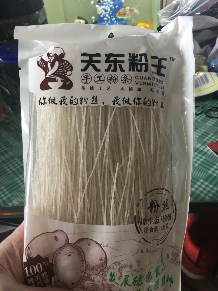 关东粉王 东北马铃薯粉丝  土豆粉丝215g 东北特产怎么样，好用吗，口碑，心得，评价，试用报告,第3张