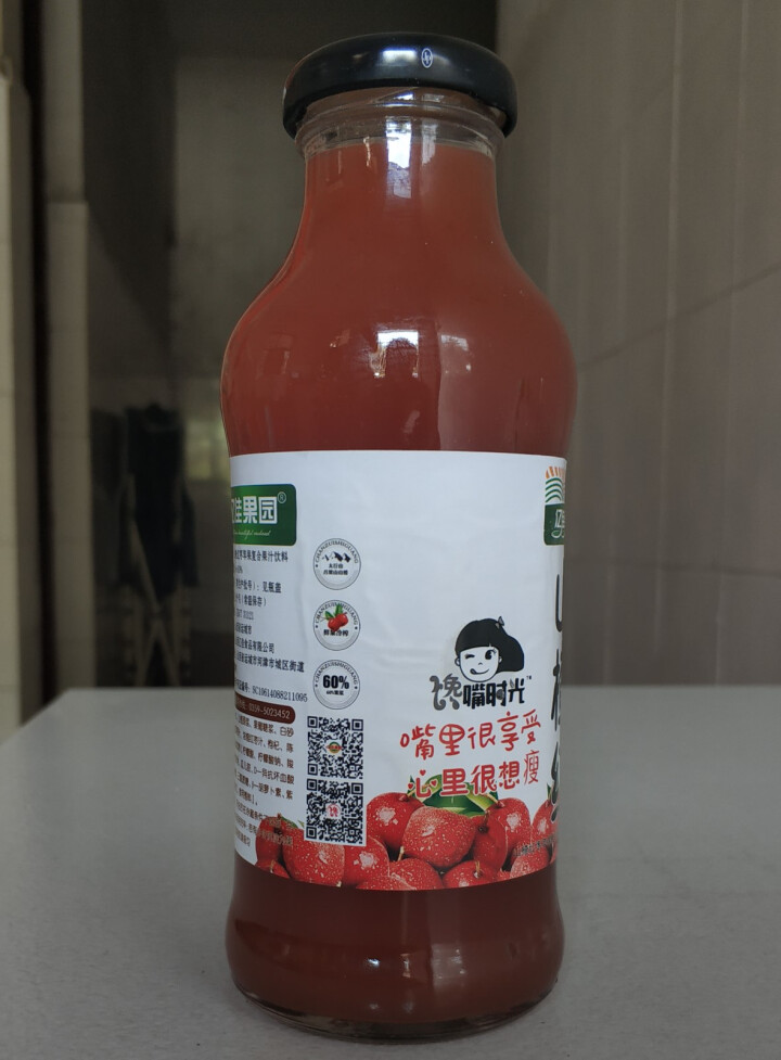 亿佳果园 山楂汁果汁饮料整箱量贩装310ml*8玻璃瓶怎么样，好用吗，口碑，心得，评价，试用报告,第2张