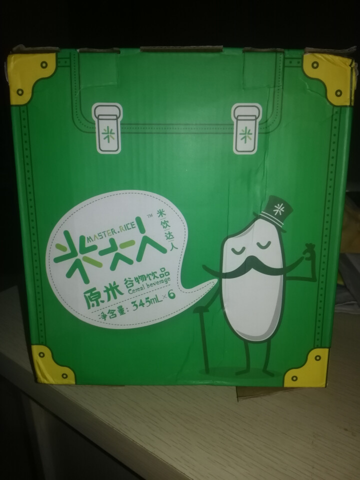 米大人 米露大米谷物饮料6瓶礼盒装  （345 ml*6罐） 原米味 默认1怎么样，好用吗，口碑，心得，评价，试用报告,第2张