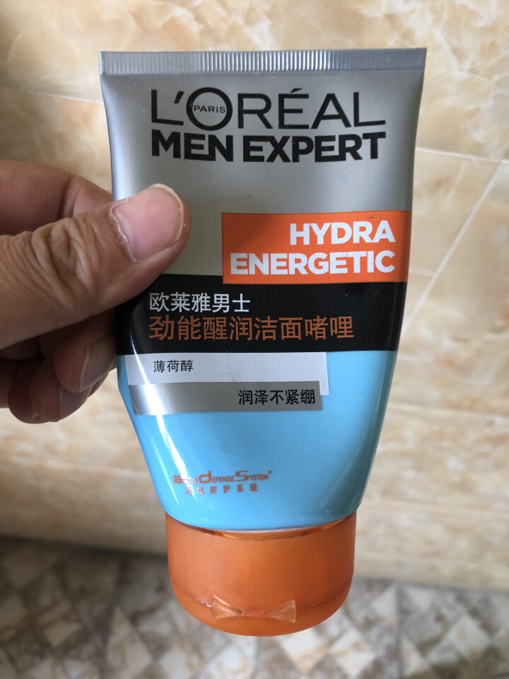 欧莱雅（LOREAL）男士火山岩控油清痘洁面膏100ml（男士洗面奶 清洁毛孔 护肤化妆品 祛痘）怎么样，好用吗，口碑，心得，评价，试用报告,第2张