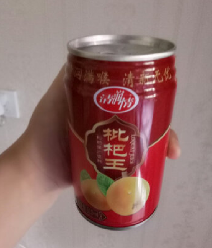 清润情 【绿色食品认证】 酸甜枇杷果汁儿童健康饮料 310ML*1罐试饮装100%原浆果汁冰镇更爽口 310ML*1罐试饮装怎么样，好用吗，口碑，心得，评价，试,第4张