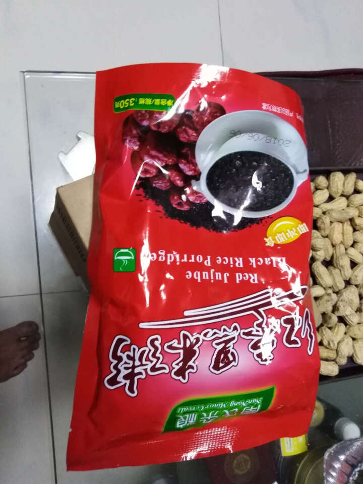 南农（nannong） 南农 红枣黑米粥方便速食五谷杂粮代餐食品营养粥 红枣黑米粥350g怎么样，好用吗，口碑，心得，评价，试用报告,第4张