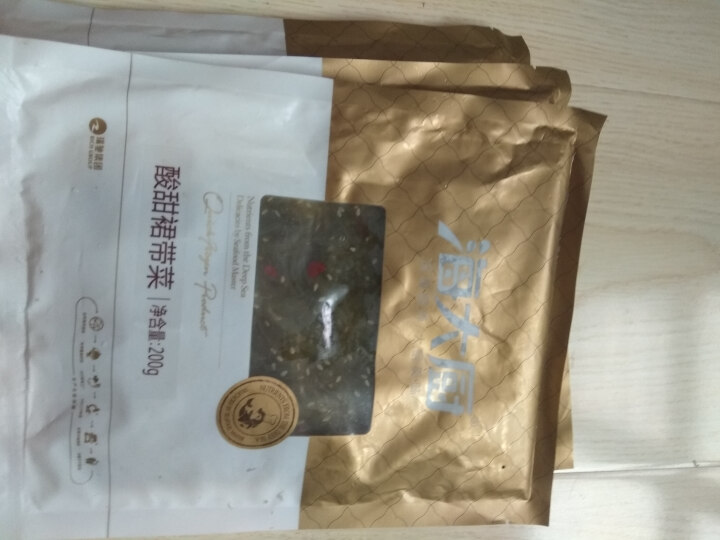 海大厨 大连即食酸甜裙带菜200g/袋X3 海木耳 海带丝 沙拉海藻 海白菜怎么样，好用吗，口碑，心得，评价，试用报告,第5张