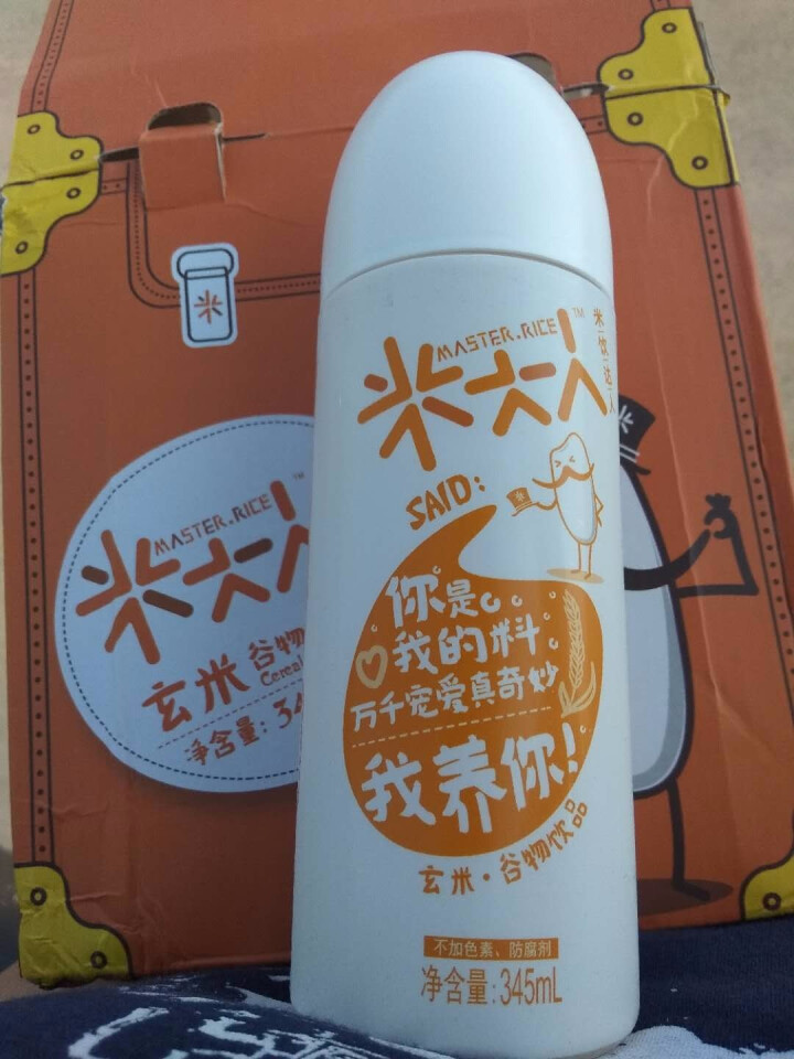 米大人 米露大米谷物饮料6瓶礼盒装 （345 ml*6瓶） 玄米（糙米）味怎么样，好用吗，口碑，心得，评价，试用报告,第5张