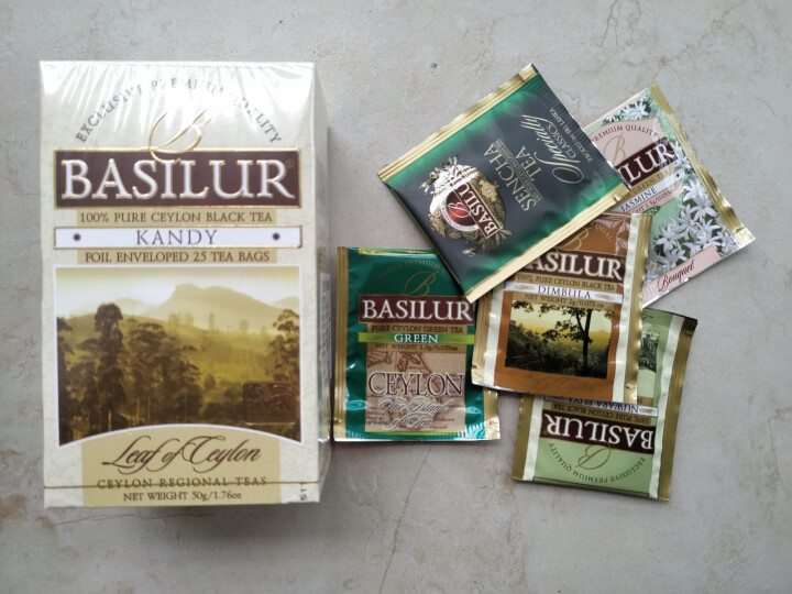 【原装进口斯里兰卡红茶】宝锡兰BASILUR锡兰叶系列康提产区茶叶红茶茶包25片袋泡茶  锡兰红茶包怎么样，好用吗，口碑，心得，评价，试用报告,第2张