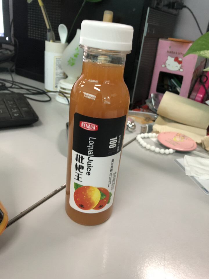 鲜绿园 枇杷汁100%枇杷王枇杷原浆果汁饮料大瓶饮料300ml 单瓶装试饮活动怎么样，好用吗，口碑，心得，评价，试用报告,第3张