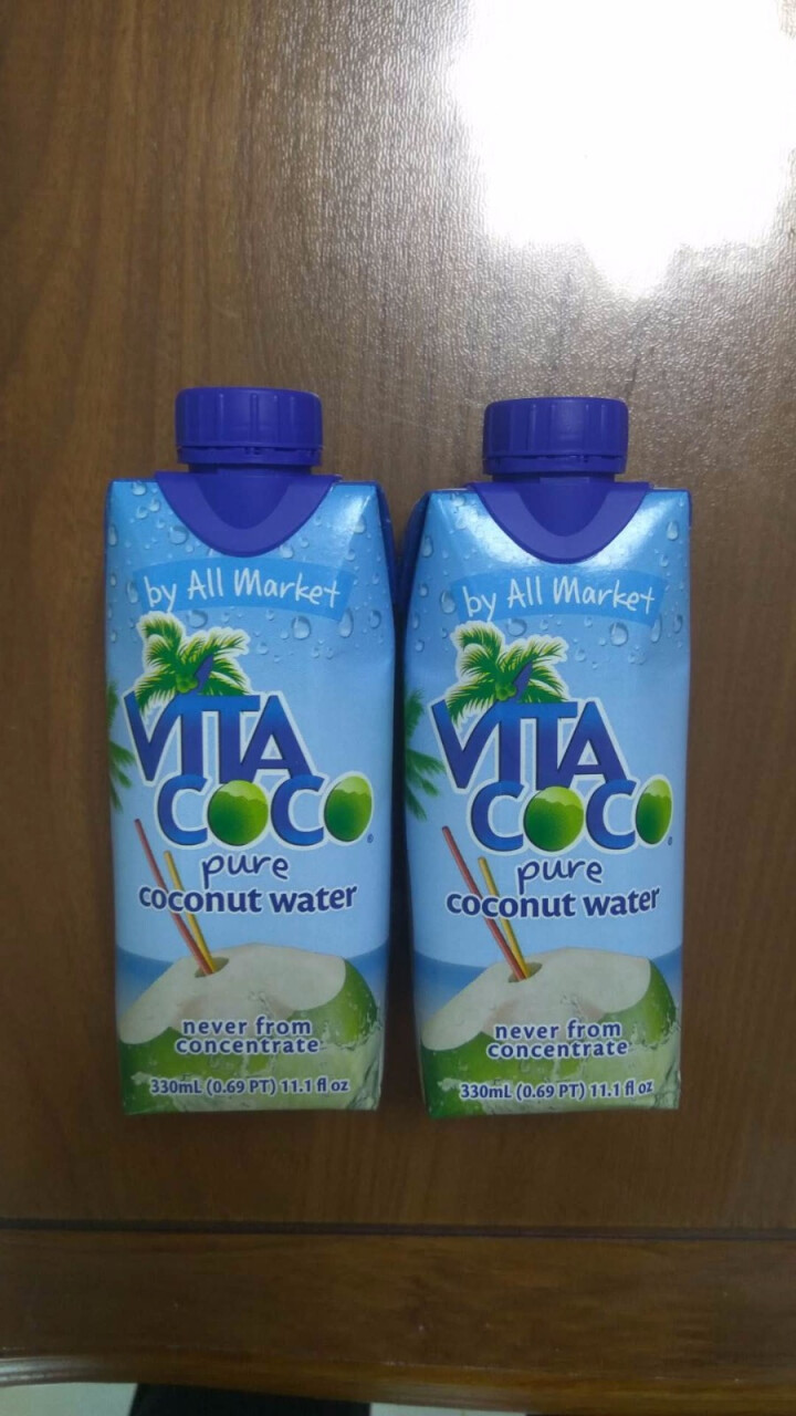 vita coco唯他可可椰子水NFC果汁进口饮品330ml 原味两瓶装怎么样，好用吗，口碑，心得，评价，试用报告,第4张