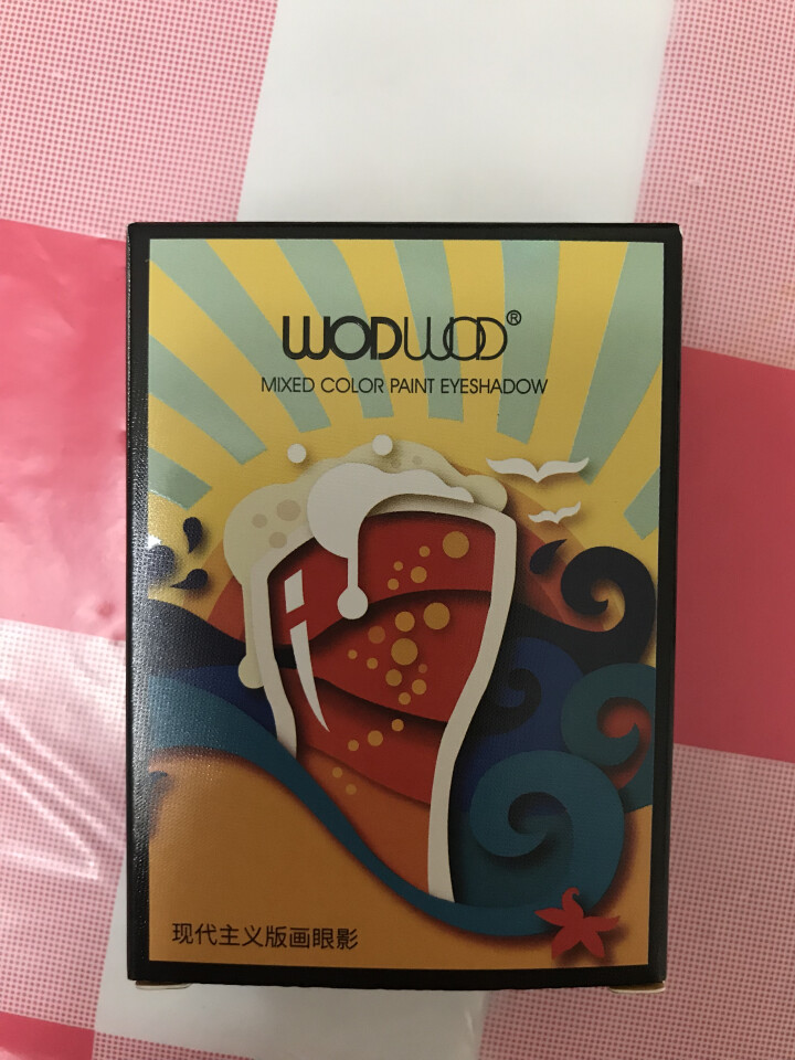 WODWOD 小蘑菇懒人双色渐变眼影盘少女系大地色哑光裸妆 INS推荐初学者四色眼影 网红3秒化妆 3# 南瓜怎么样，好用吗，口碑，心得，评价，试用报告,第2张