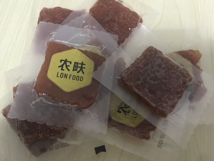 农畉（LONFOOD） 农畉猪肉脯75g 原味蜜汁香辣休闲小零食 香辣怎么样，好用吗，口碑，心得，评价，试用报告,第4张