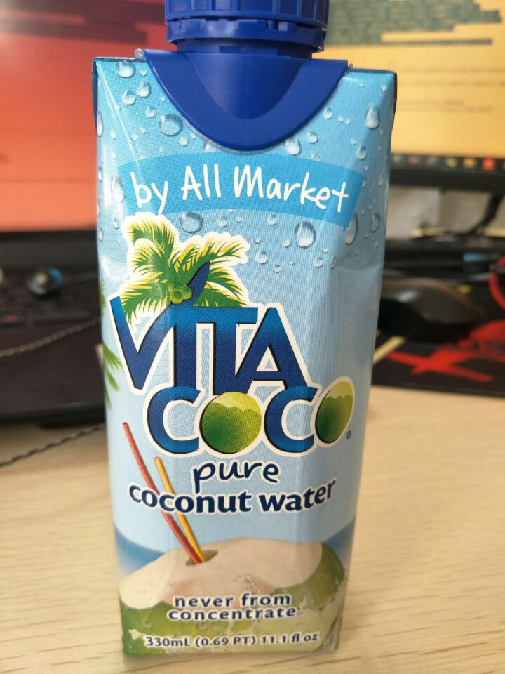 vita coco唯他可可椰子水NFC果汁进口饮品330ml 原味两瓶装怎么样，好用吗，口碑，心得，评价，试用报告,第4张