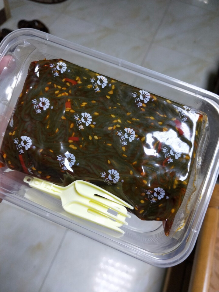 海芝宝 即食深海调味海带面 400g 香辣味 海鲜水产海藻怎么样，好用吗，口碑，心得，评价，试用报告,第3张