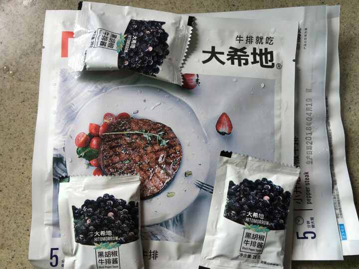 大希地 调理黑椒生鲜牛排套餐 300g 3袋装 小开心 含料包怎么样，好用吗，口碑，心得，评价，试用报告,第3张