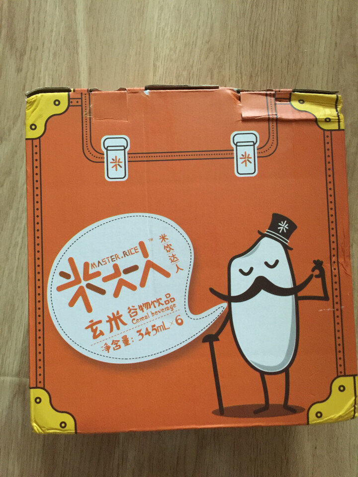 米大人 米露大米谷物饮料6瓶礼盒装 （345 ml*6瓶） 玄米（糙米）味怎么样，好用吗，口碑，心得，评价，试用报告,第2张