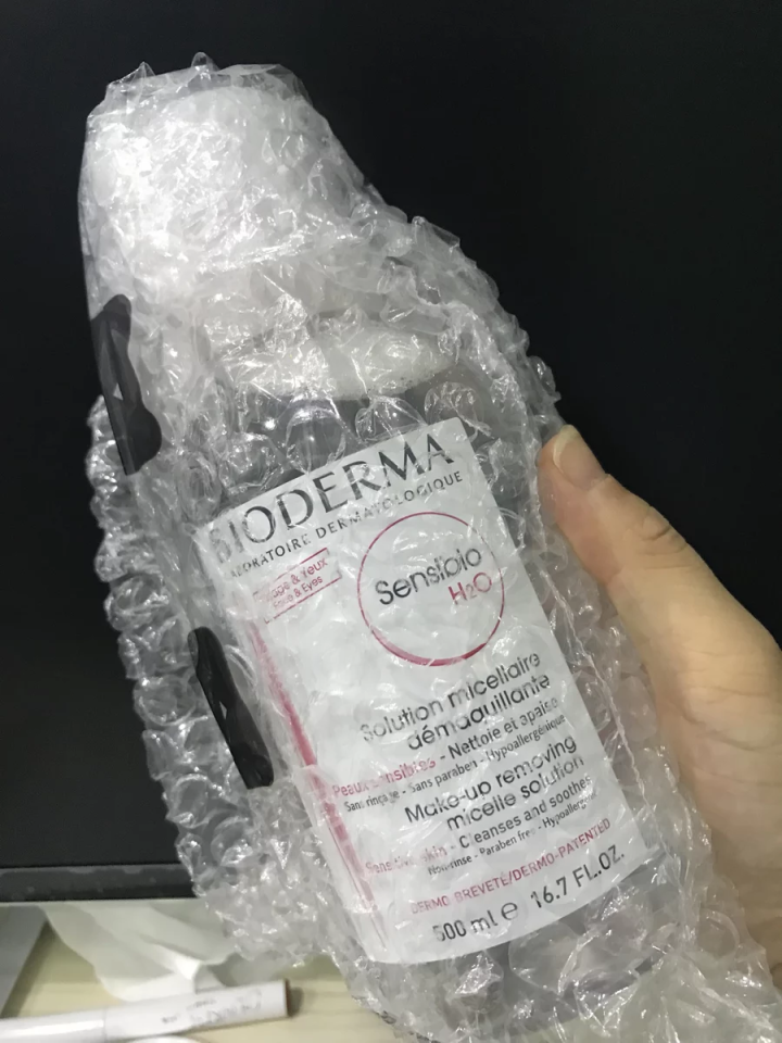 法国贝德玛（Bioderma）舒妍多效洁肤液500ml （卸妆水 深层清洁 粉水 舒缓保湿 敏感肌 眼唇 原装进口）怎么样，好用吗，口碑，心得，评价，试用报告,第3张