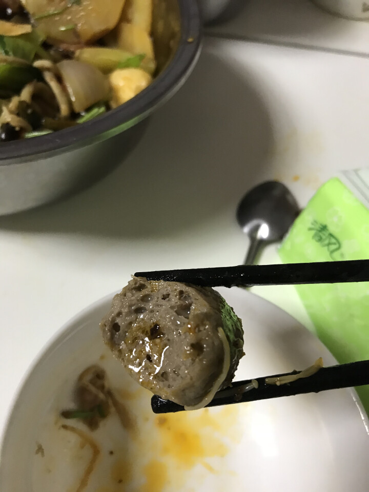 心瓷 潮汕牛肉丸牛筋丸 双拼组合  170g*2袋 火锅丸子 烧烤食材怎么样，好用吗，口碑，心得，评价，试用报告,第4张