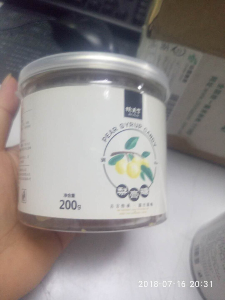 桃夫子 桃夫子梨膏糖砀山梨膏糖薄荷润喉糖手工梨膏糖休闲零食糖果 单罐装怎么样，好用吗，口碑，心得，评价，试用报告,第3张