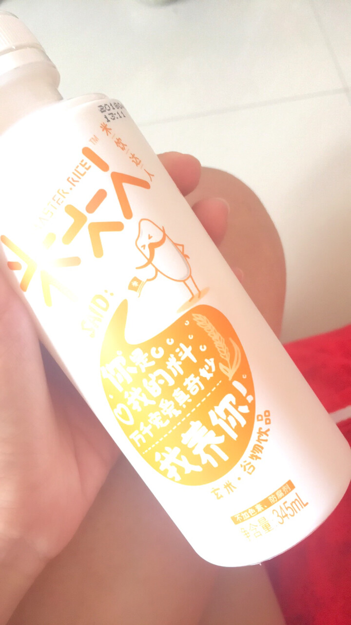 米大人 米露大米谷物饮料6瓶礼盒装 （345 ml*6瓶） 玄米（糙米）味怎么样，好用吗，口碑，心得，评价，试用报告,第4张