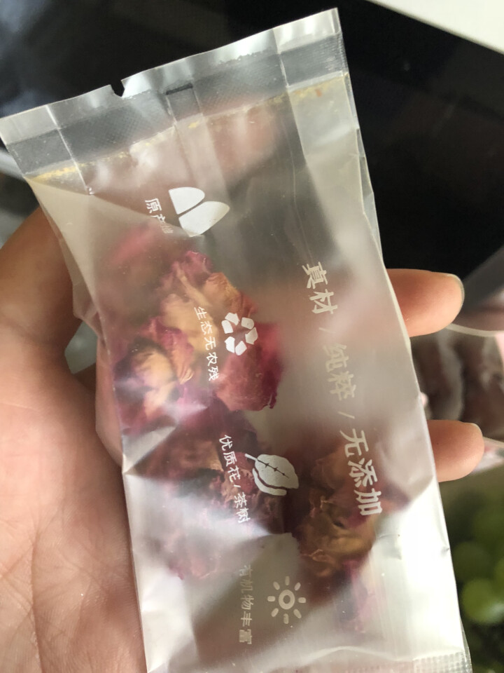 芊鸣 玫瑰花冠茶玫瑰花茶平阴玫瑰花干玫瑰特级气血茶天然15g装女性养生健康茶饮料怎么样，好用吗，口碑，心得，评价，试用报告,第2张