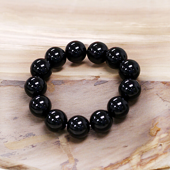 唐钰珠宝天然黑玛瑙手链品质aaaaa男女通用手链男款能量手串送男友