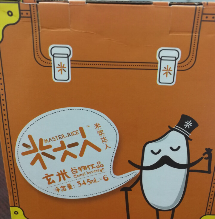 米大人 米露大米谷物饮料6瓶礼盒装 （345 ml*6瓶） 玄米（糙米）味怎么样，好用吗，口碑，心得，评价，试用报告,第2张